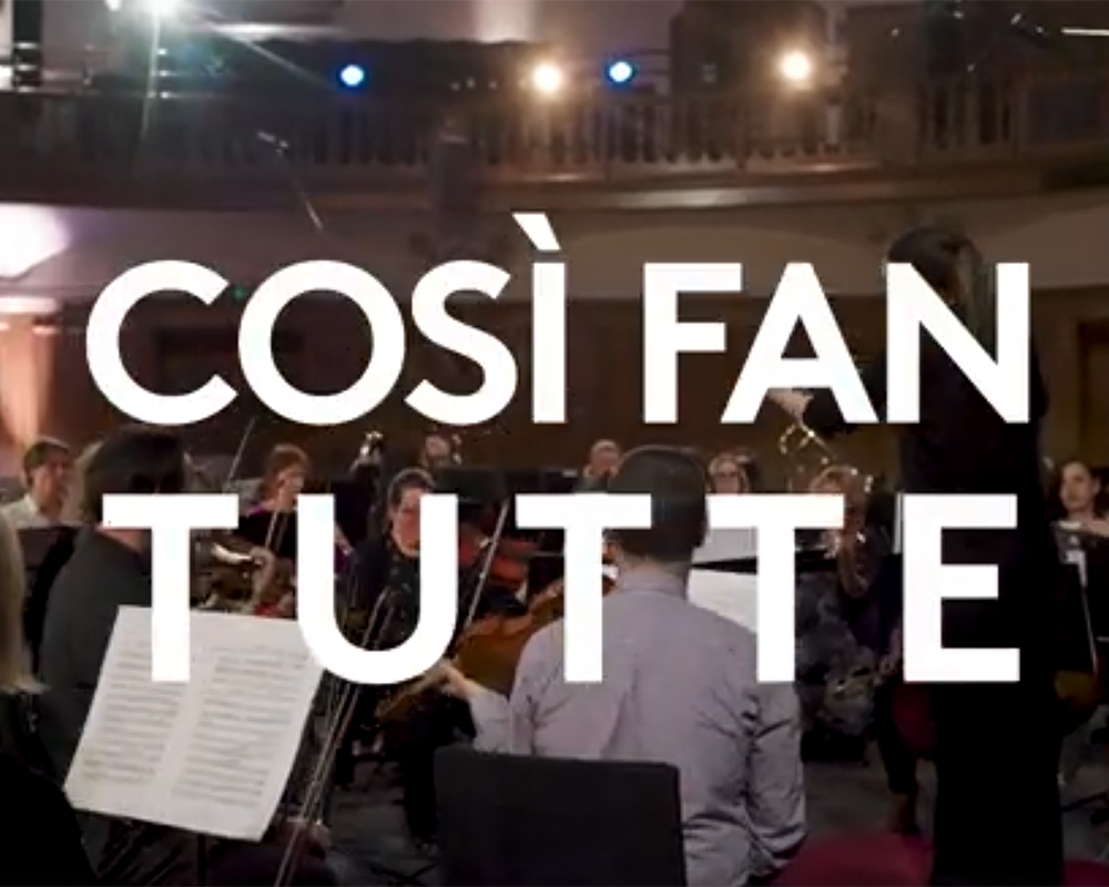 Watch The Orchestra of ENO conducted by Tess Jackson perform the Overture which begins Mozart's Così fan tutte.
