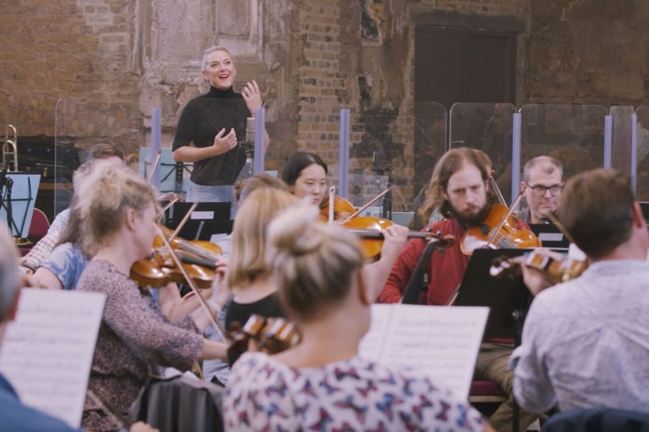 Vissi d'arte (Love and Music) performed by Sinéad Campbell-Wallace and the Orchestra of ENO at Battersea Arts Centre. 