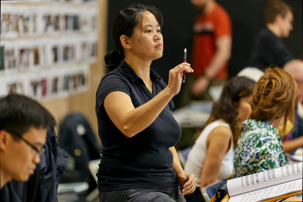 Yi Chen Lin, ENO’s Cinderella (La Cenerentola) 2025, Rehearsal Images © Mark Douet 1