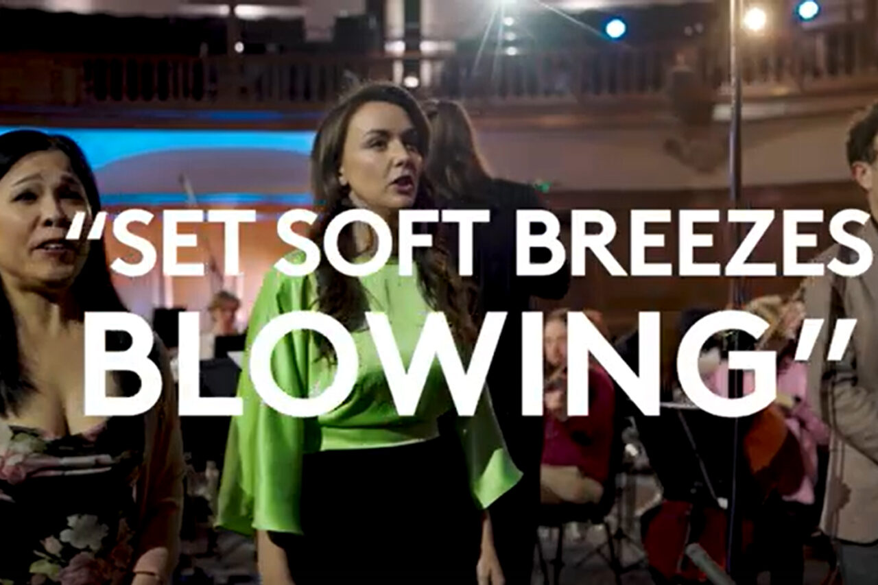 Watch Set Soft Breezes Blowing (Soave sia il vento) from Mozart's Così fan tutte sung by Eri Nakamura (Fiordiligi), Anna Elizabeth Cooper (Dorabella) and Charles Rice (Don Alfonso) with the Orchestra of ENO conducted by Tess Jackson.