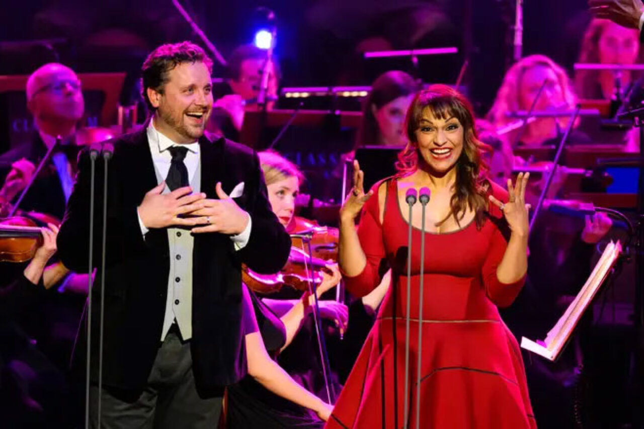 Watch Olivier Award winning Danielle de Niese and Michael Spyres with the Chorus and orchestra of ENO conducted by Paul Daniel at Classic FM Live at the Royal Albert Hall perform Brindisi (The Drinking Song) from Verdi’s La traviata