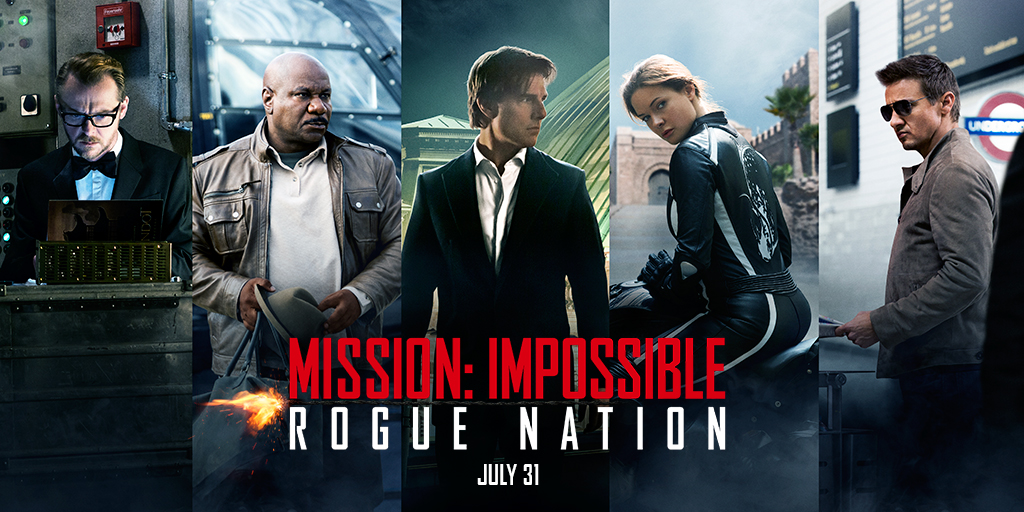 Film poster for Mission Impossible Rouge Nation
