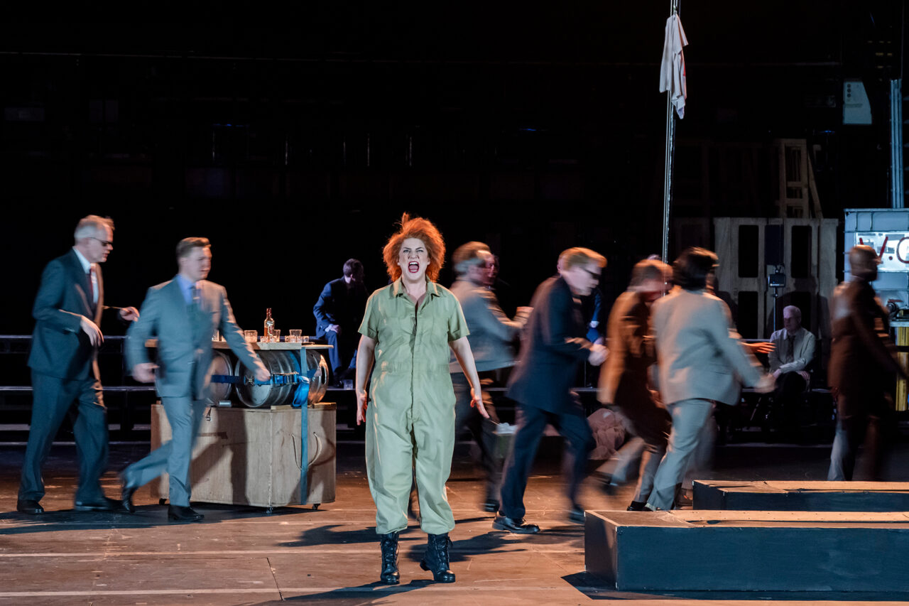 Rosie Aldridge, ENO’s Rise and Fall of the City of Mahagonny 2026 © Tristram Kenton