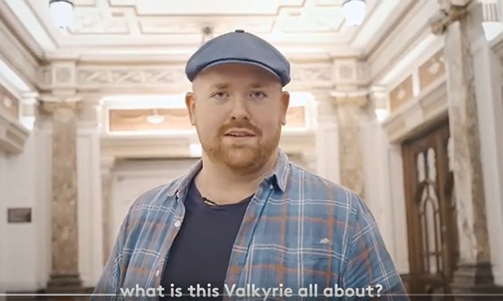 Screenshot from What's the Story of The Valkyrie Video