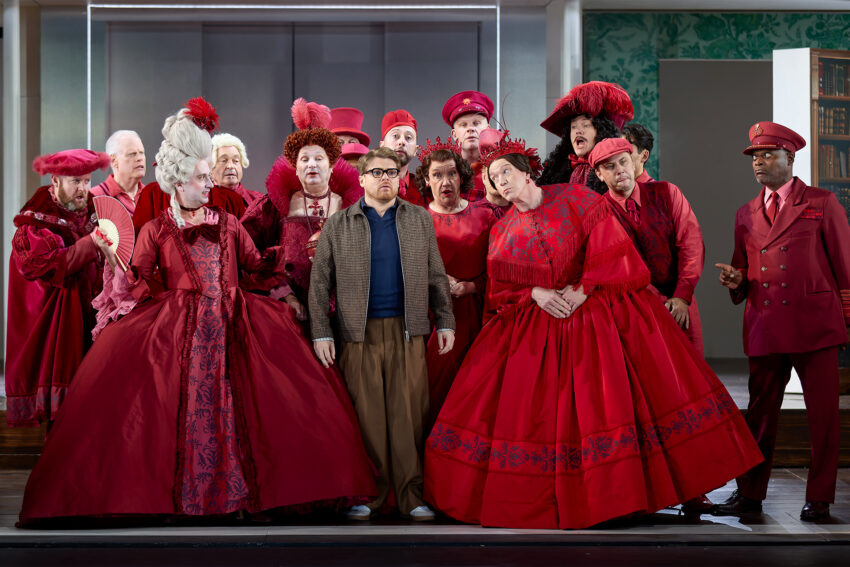 Aaron Godfrey Mayes, Chorus of ENO, ENO’s Cinderella (La Cenerentola) 2025 © Mark Douet