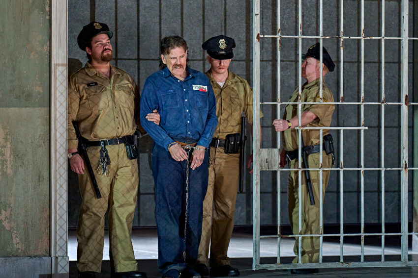 Alaric Green, Michael Mayes, Malachy Frame, ENO’s Dead Man Walking 2025 © Manuel Harlan