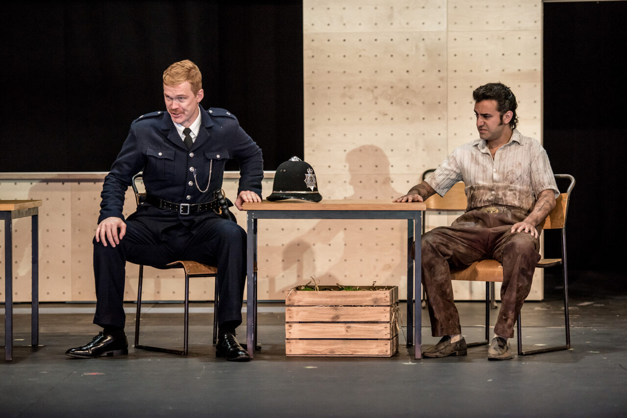 Andri Björn Róbertsson, Dan D'Souza, ENO’s Albert Herring 2025 © Genevieve Girling