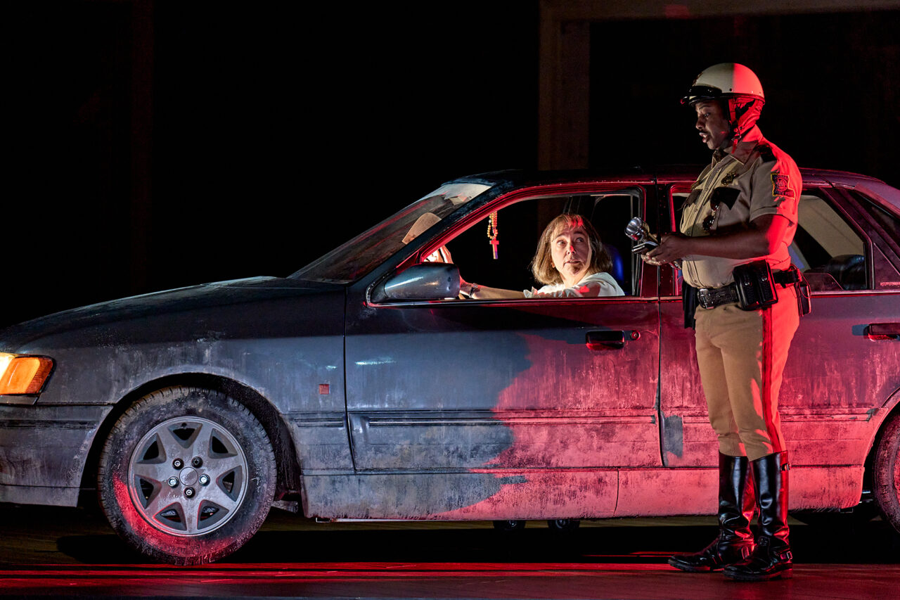 Christine Rice, Zwakele Tshabalala, ENO’s Dead Man Walking 2025 © Manuel Harlan