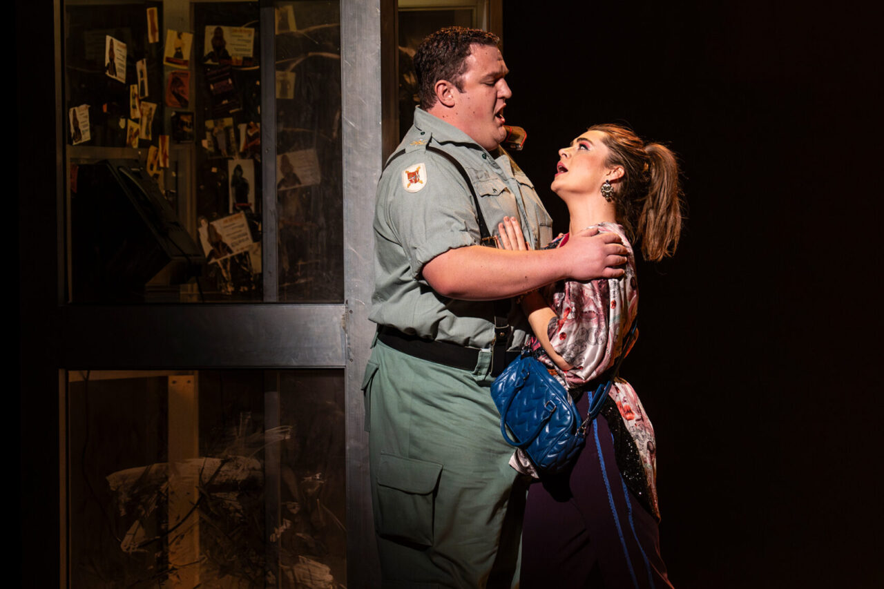 John Findon, Ava Dodd, ENO’s Carmen 2025 © Ellie Kurttz