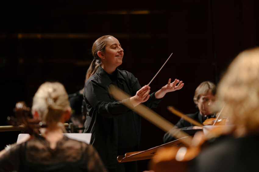 The finale of Pineapple Poll, the comic ballet by Arthur Sullivan and arranged by Sir Charles Mackerras, performed here by the Orchestra of ENO, conducted by Olivia Clarke.