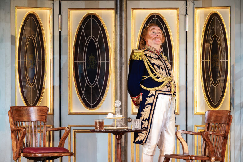 Neal Davies as Sir Joseph in ENO’s HMS Pinafore 2025 © Craig Fuller