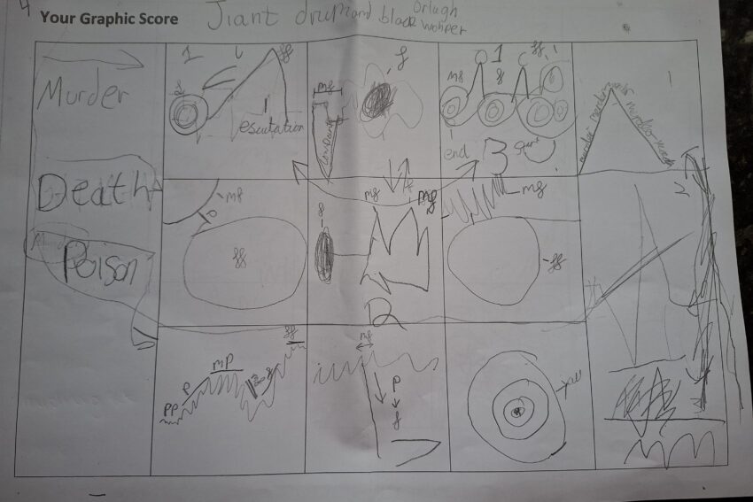 Cashes Green Primary School - Y6 graphic score
