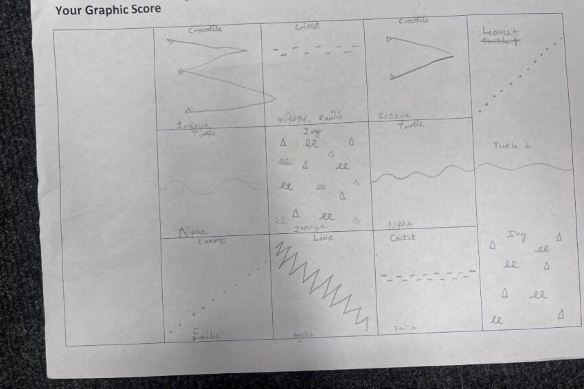 Christ Church Primary School - Year 6 Green graphic score