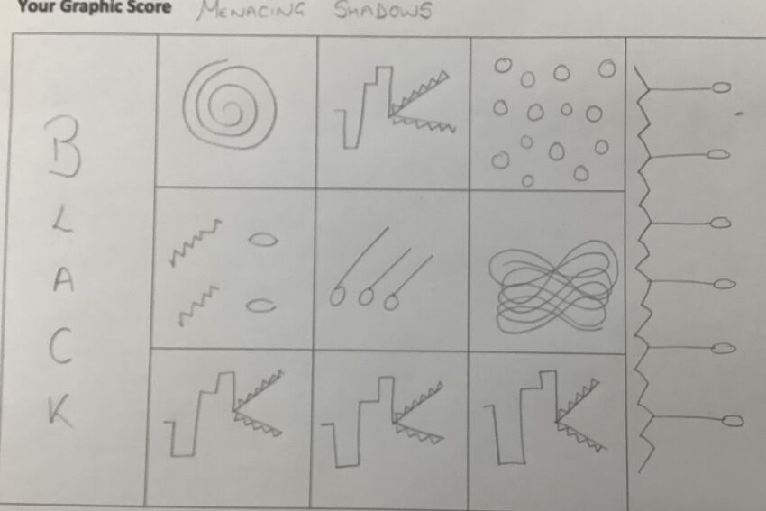 Discovery Primary Academy - Class 5A graphic score