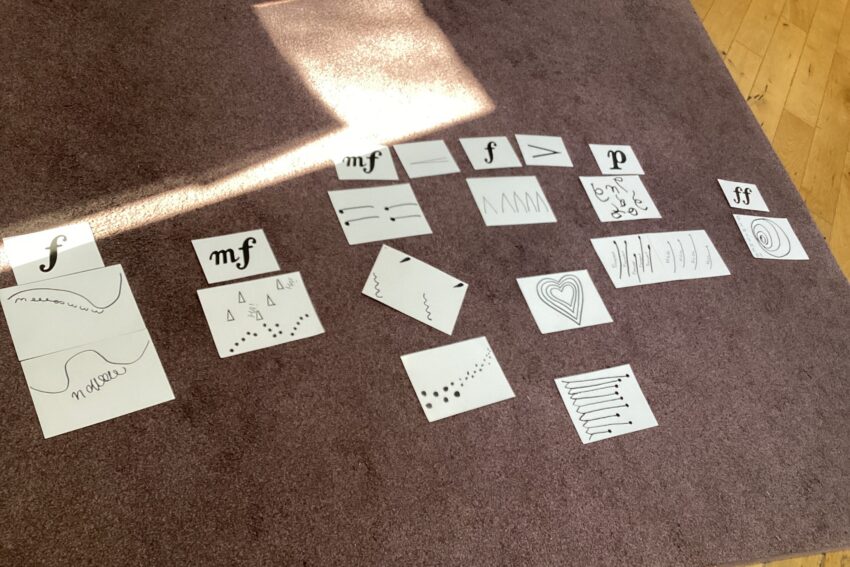 Ilfield School - Maple Class graphic score