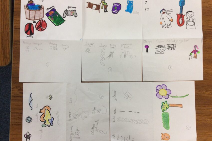 William Austin Junior School - Hepworth Class graphic score