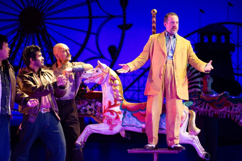 Joshua Blue, Darwin Prakash, Duncan Meadows, Andrew Foster-Williams, ENO’s Così fan tutte 2026 © James Glossop (038)