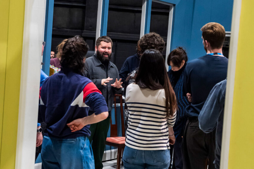 Rehearsal Images: Kip Williams and the Cast of ENO’s Angel’s Bone 2026 © Tristram Kenton