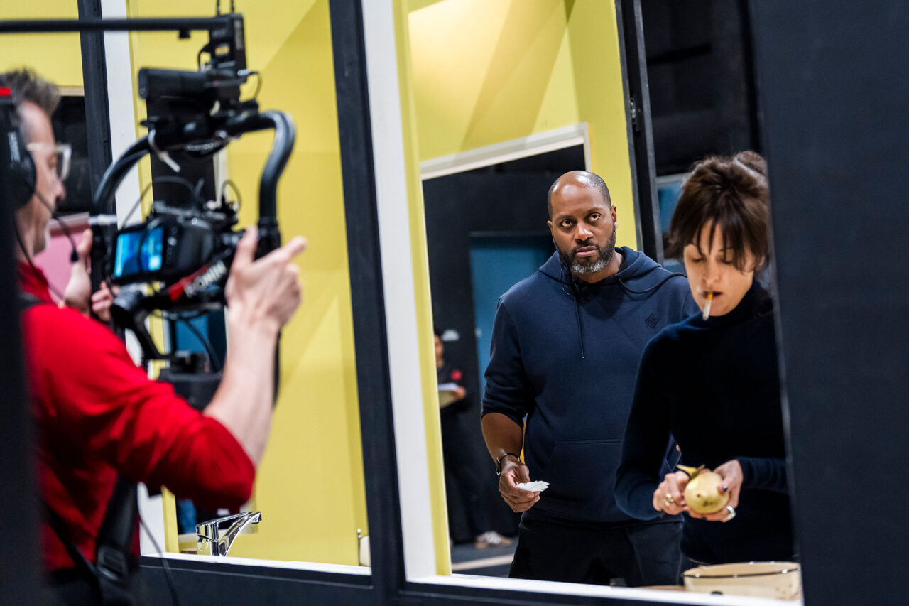Rehearsal Images: Rodney Earl Clarke, Allison Cook, ENO’s Angel’s Bone 2026 © Tristram Kenton 