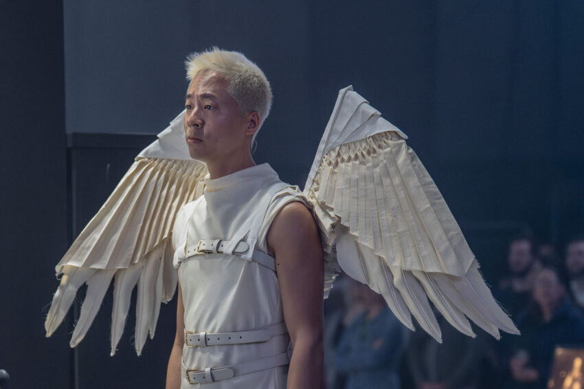 Keith Pun, ENO’s Angel’s Bone at Aviva Studios, May 2026 © Ellie Kurttz