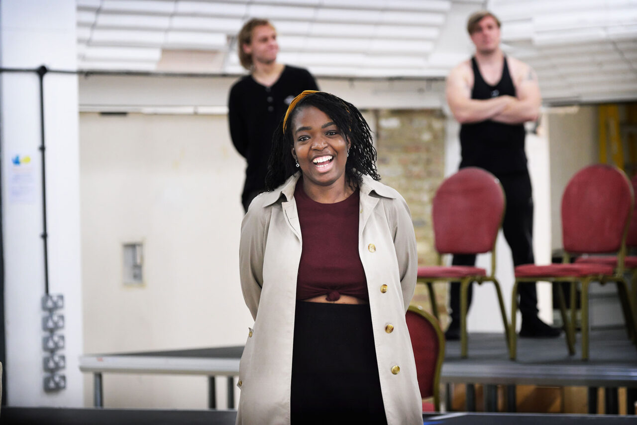 Axelle Fanyo who will play Tosca in ENO's 2026 production, Rehearsal Images © Zoe Martin