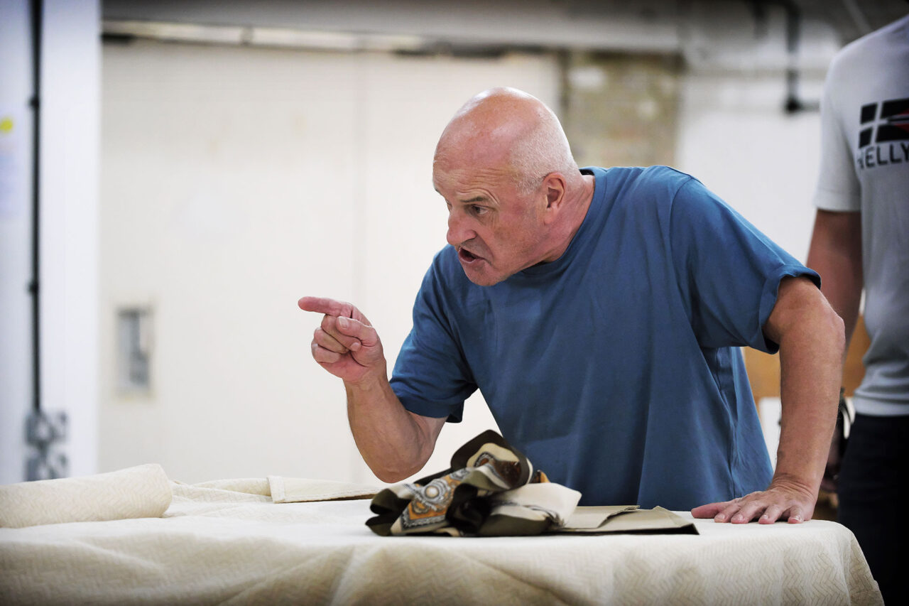 Christopher Purves who will play Scarpia in ENO's 2026 production of Tosca: Rehearsal Images © Zoe Martin