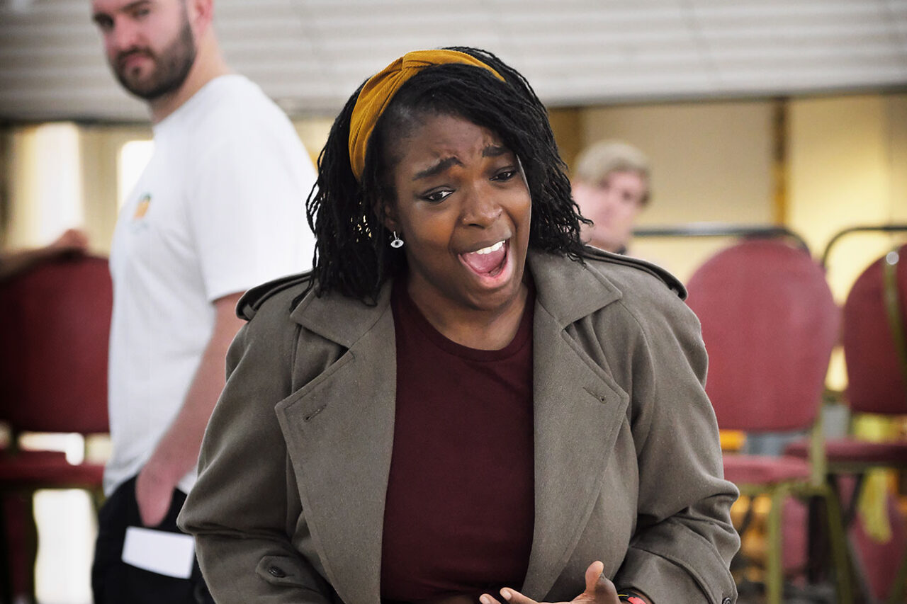 Axelle Fanyo who will play Tosca in ENO's 2026 production, ENO's Tosca 2026, Rehearsal Images © Zoe Martin