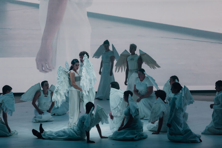 The Cast of ENO’s Angel’s Bone 2026, London Coliseum © Nirah Sanghani