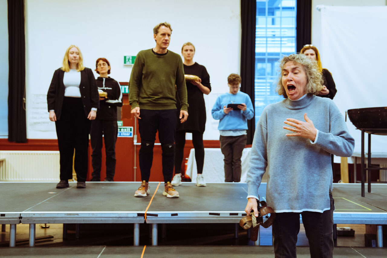 The Cast of ENO’s Iphigénie en Tauride, Rehearsal Images 2026 © Helen Murray