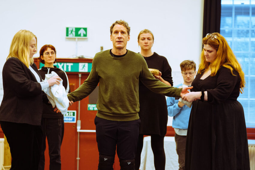 The Cast of ENO’s Iphigénie en Tauride, Rehearsal Images 2026 © Helen Murray